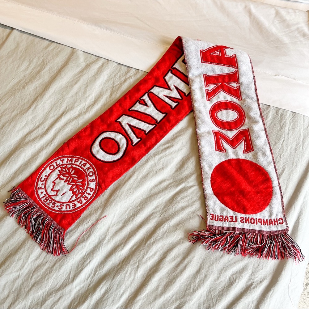 New Without Tags Olympiakos Champions League Team Scarf.